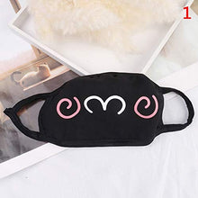 Load image into Gallery viewer, JQWGYGEFQD Hot Black Cotton Bear Population dust Masks Cartoon Korean pop Music Lucky Woman Halloween Party Rubber Latex Animal mask, Novel Ha ( Color : I-1 )
