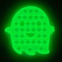 Load image into Gallery viewer, Fidegt Pop Sensory Toy Glow in The Dark Fidget Toy Stress Anxiety Reliever Stress Relief Fluorescent Silicone Toy for ADHD, Autistic, Kids and Adult

