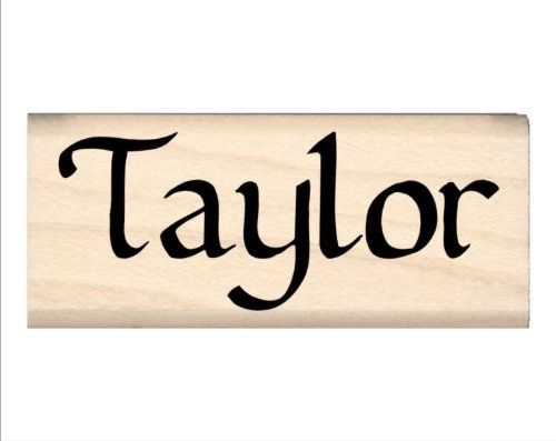 Stamps by Impression Taylor Name Rubber Stamp
