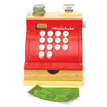 Load image into Gallery viewer, Le Toy Van Honeyback Collection Red Cash Register Premium Wooden Toys for Kids Ages 3 Years &amp; Up
