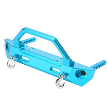 Load image into Gallery viewer, Novel Appearance Aluminum Alloy Front Bumper, High Simulation RC Front Bumper, for 1/10 RC Car RC Vehicle RC Crawler Car RC Model Car(Blue 680024B)

