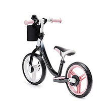 Load image into Gallery viewer, Kinderkraft Balance Bike Space, Lightweight First Bicycle, No Pedals, 11 inches Wheels, with Ajustable Seat, Footrest, Accessories, Bag, Bell, for 2 3 4 5 Years Old Kids Toddler, Pink
