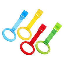 Load image into Gallery viewer, NUOBESTY Baby Crib Pull Ring Walking Assistant Pull Up Ring Bed Stand Up Rings for Kids Walking Training Tool,4pcs
