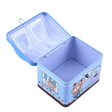 Load image into Gallery viewer, Toporchid Creative House Model Money Box Piggy Bank Metal Ornaments(Blue
