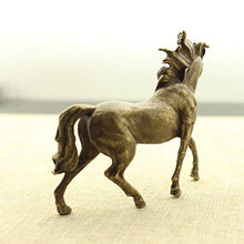 Load image into Gallery viewer, Chip Trip Copper Horse Ornaments Solid Brass Retro Gift Exquisite Craftsmanship Horse 3 Pieces
