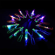 Load image into Gallery viewer, 30 PCS Amazing Led Light Arrow Flying Toy Party Fun Gift Elastic, Flying Arrow Outdoor Flashing Children&#39;s Toys Birthdays Thanksgiving Christmas Day Gift Outdoor Game for Children Kids
