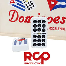 Load image into Gallery viewer, Cuban Flag Double Nines Dominoes Set Wood Box ,Set of 55 Double Nine (in Box)
