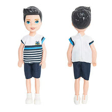 Load image into Gallery viewer, ONEST 10 Sets 5 Inch Dolls Mini Dolls Include 5 Pieces Boy Dolls, 5 Pieces Girl Dolls, 10 Sets Handmade Doll Clothes, 10 Pairs of Doll Shoes
