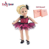 Emily Rose 18 Inch Doll Clothes for My Life Dolls | Doll Jazz Ballet 4 Piece Outfit, Includes Realistic Doll Tap Shoes | Fits 18