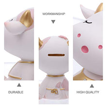 Load image into Gallery viewer, IMIKEYA Pink Chinese Zodiac Animal Cow Figurines Coin Money Saving Bank Retro Cow Bank Tabel Animal Sculpture Statue Decoration Children Teenagers New Year Coin Bank
