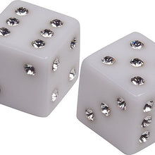 Load image into Gallery viewer, Bello Games Collezioni - Via Manzoni Dice Set from Italy with Swarovski Crystals
