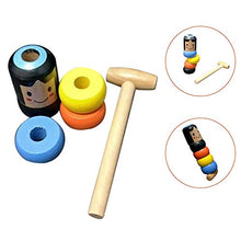 Load image into Gallery viewer, SAINGACE Little Wooden Man Who Can&#39;t Beat Interesting Magic Toy,Funny Wooden Man Magic Toy,Unbreakable Wooden Man Magic Toy Stage Magic Props, Funny Toy for Kids (5 PCS)
