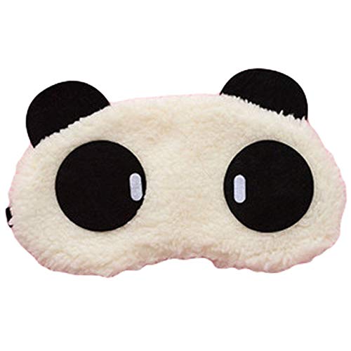 JQWGYGEFQD Cute Panda face Eye Travel Sleep mask Sleep Shade Cover upholstered Seating Put Song Sili Halloween Party Rubber Latex Animal mask, Novel Ha ( Color : B-1 )