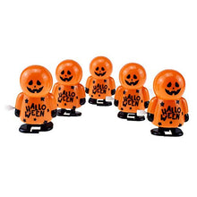 Load image into Gallery viewer, FUNZZY Halloween Pumpkin Wind-up Toys Halloween Party Toy Bouncy Pumpkin for Party Children Kids 4Pcs
