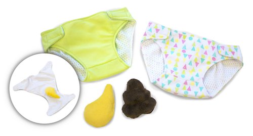 Rubens Barn 1120089 Accesorio Diaper Kit Accessories for Baby Dolls, Multicoloured
