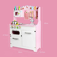 Load image into Gallery viewer, JW-YZWJ Children&#39;s Play House Wooden Simulation European-Style Kitchen Microwave Oven Kitchen Utensils Cognition
