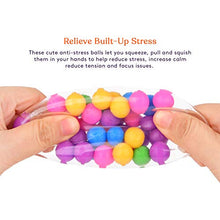 Load image into Gallery viewer, DNA Squish Stress Ball (4-Pack) Squeeze, Color Sensory Toy - Relieve Tension, Stress - Home, Travel and Office Use - Fun for Kids and Adults (Squishy)
