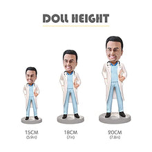 Load image into Gallery viewer, 9&#39;&#39;Personalized Bobblehead Doctor Polymer Clay Figurines Online DIY Toys Dolls Cheap Gifts Decorative
