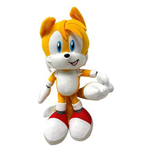 Load image into Gallery viewer, Sonic The Hedgehog- Tails Holding Its Tail Plush 9&quot; H
