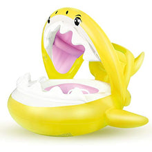 Load image into Gallery viewer, Baby Float Swimming Pool Toddler Floaties with Inflatable Canopy Shark Infant Pool Float for Kids Aged 6-36 Months
