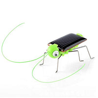 N Meng254 Mini Kit Novelty Kid Solar Energy Powered Spider Cockroach Power Robot Bug Grasshopper Educational Gadget Toy for Kids A508 A (Color : GN)