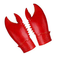 Claws Shrimp Costume Props Halloween Cos Animal Cosplay Latex Crab Pincers Gloves 1 Pair