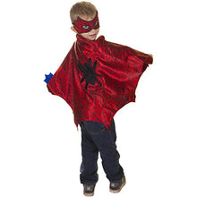 Load image into Gallery viewer, Creative Education Spider Cape Set with Mask &amp; Wristbands, Small Size
