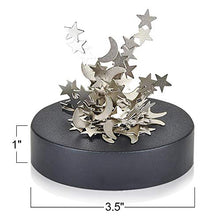 Load image into Gallery viewer, ArtCreativity Magnetic Moons and Stars Sculpture, Set of 2, Fun Office Desk Accessories, Stress-Relief Magnet Fidget Toys for Adults, Stocking Stuffers and Educational Development Toys for Kids
