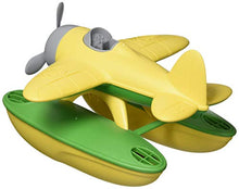 Load image into Gallery viewer, Green Toys Seaplane, Yellow/Green CB - Pretend Play, Motor Skills, Kids Bath Toy Floating Vehicle. No BPA, phthalates, PVC. Dishwasher Safe, Recycled Plastic, Made in USA.
