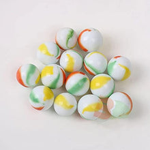 Load image into Gallery viewer, MNTT Marble Balls,Home Decor Aquarium Toys Bouncing Ball Marbles Games Pat Toys Machine Beads Transparent Ball Glass Ball(Floral White 20pcs)
