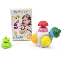 Load image into Gallery viewer, Lalaboom - Cube And Pop Beads Set - 9 Pieces - Ages 10 Months to 4 Years - BL650
