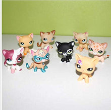 Load image into Gallery viewer, 8pcs/Lot Set Littlest Pet Shop LPS Great Dane Dog Dachshund Dog Collie Cat Kitty Coker Spaniel Dog Figure Toys Rare

