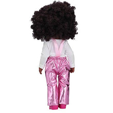 Load image into Gallery viewer, CUYT Black Girl Doll, Reborn Dolls, Safe Play Together for Kids Children(Q14-50 Bright Pink Strap)
