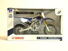 Load image into Gallery viewer, New-Ray Motorcycle Yamaha YZF 450 2017 Miniature Scale 1/12, 57983, Multicolor
