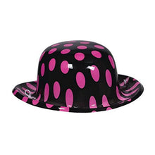 Load image into Gallery viewer, Amscan Supplies 50&#39;s Mini Party Hat, 6 1/4&quot; x 5 1/2&quot;, Black/Pink
