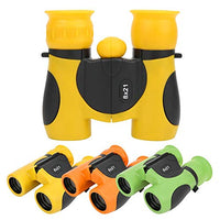 Binoculars for Kids Best Gifts, 8x21 Portable Mini Handheld Outdoor Children Binocular Telescope Toy Kid Gift Horn Eye Mask Protect Eyes Cultivate Children's Scientific Potential(Yellow)