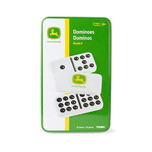 Load image into Gallery viewer, John Deere Dominoes  Double 9 set of Dominoes with Collectors Tin  Family Game for Ages 8+
