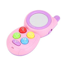 Load image into Gallery viewer, LZKW Early Educational Toy Cell Phone Mobile Toy Present Cell Phone, Phone Toy, for Baby Children(Pink)
