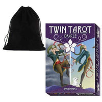 Shop4top Twin Tarot Oracle Cards Deck and Bag