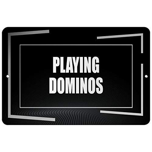 Makoroni - Playing Dominos Hobby - Street Sign 12