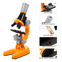 Load image into Gallery viewer, VORCOOL Orange Microscope for Students Kids Magnification Biological Educational Microscope Children Science Teaching Toy Accessories

