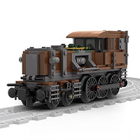 TENHORSES Crocodile Locomotive Building Kit, Steampunk Stylized Building Train, Iconic Switzerland Train Building Model, Train Building Brick Gift for Train Lovers and Kids(414 Pieces)