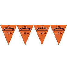 Load image into Gallery viewer, &quot;Spalding Basketball Collection&quot; Pennant Banner, Party Decoration
