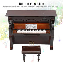 Load image into Gallery viewer, Natruss Musical Model Miniature Instruments Upright Piano Wooden Miniature Office for Home(Brown)
