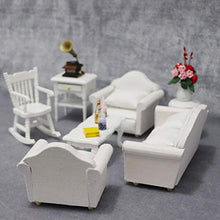 Load image into Gallery viewer, smallwoodi Doll House, Dollhouse, 1/12 Doll House Sofa Armchair Pillow Miniature Living Room Furniture Accessories
