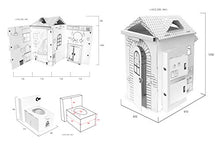 Load image into Gallery viewer, ANBOX My House 2 Coloring Paper House ( Bathroom Play) ANP_K02 / Made in Korea / 32.9&quot; Wx35.8 Dx49.2 H (835mmx910mmx1250mm) / Corrugated Cardboard
