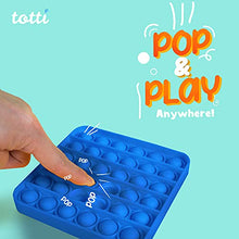 Load image into Gallery viewer, All-New Totti Pop Fidget Toy Satisfying Big Push it Bubble Fidget Sensory Toy Stress and Anxiety Relief Novelty Gift for Both Children and Adults | Square, Blue

