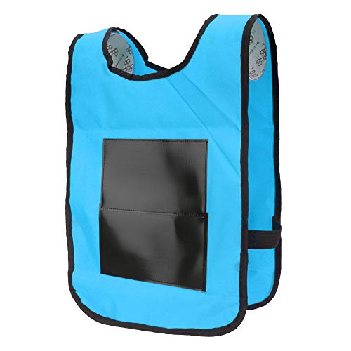Dodgeball Game ,Throwing Target Game with Balls Dodgeball Tag Stickness Vest Outdoor Fun Activities for Children (Blue) Children's Sports Equipment