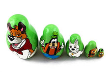 Load image into Gallery viewer, MATRYOSHKA&amp;HANDICRAFT Russian Nesting Dolls Dogs from Cartoons Set 5 pcs - Famous Dogs
