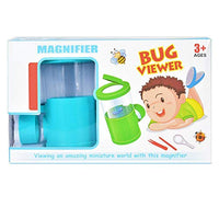 Vbest life Outdoor Child Insect Observation Magnifier Bottle Set, Child Science Optical Explore Science Education Puzzle Toy(Blue)